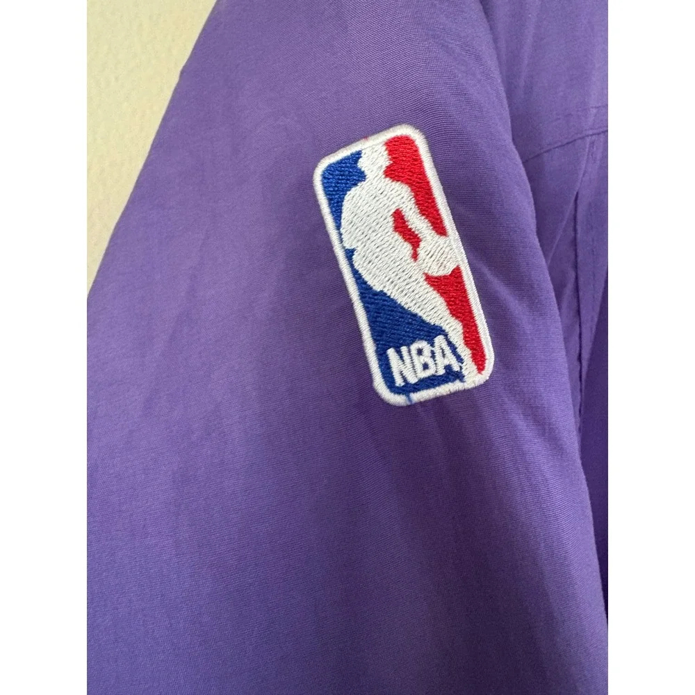 Vintage Reebok NBA Los Angeles Lakers Puffer Jacket Purple Youth Medium 10/12